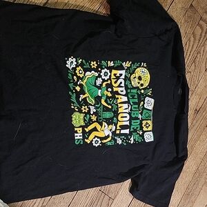 Gildan Black Kids Tee with Spanish Club Graphic